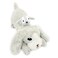 Les D&eacute;glingos  PTIPOTOS Toutou Dog Plush Toy &ndash; Soft &amp; Cuddly &ldquo;Mom &amp; Baby&rdquo; Dog Stuffed Animal Pair for Babies, Toddlers &amp; Kids &ndash; Grey Edition
