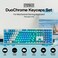 EPOMAKER DuoChrome Keycaps Set 150 Keys Cherry Profile Shine Through PBT+PC Dye-sub 65% 75% TKL 96% Full Size Custom Keyboard Keycaps Set for Mechanical Gaming Keyboard (Blue)