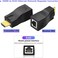 HDMI Extender Over Ethernet Cat 6/7/ 8 Cable, HDMI to RJ45 Ethernet Network Converter, Support Audio Video 1080P UP to 98FT(30m), Suitable for HDTV, Computer, Set Top Box, PS3 4, Projector, Monitor