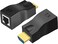 HDMI Extender Over Ethernet Cat 6/7/ 8 Cable, HDMI to RJ45 Ethernet Network Converter, Support Audio Video 1080P UP to 98FT(30m), Suitable for HDTV, Computer, Set Top Box, PS3 4, Projector, Monitor