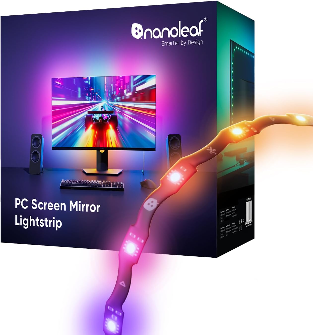 نانو ليف Nanoleaf Pc Screen Mirror Led Strip usbc 2.5 M