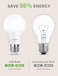 Lepro E27 LED Bulb, Warm Light 2700K 8.5W, 806lm, Equivalent to 60W Conventional Bulb, E27 LED Warm Bulb, Energy Saving, Fat Cap Pack of 3