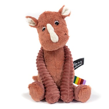 Grosbisou the Rhino Plush Toy - Terracotta