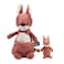 Allezou the Kangaroo Mom &amp; Baby Plush Toy - Terracotta
