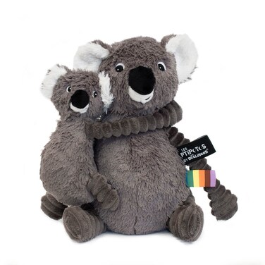 Trankilou the Koala Mom &amp; Baby Plush Toy - Grey