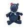 Les D&eacute;glingos Simply Hippipos the Hippopotamus Plush Toy &ndash; Soft &amp; Cuddly Stuffed Hippo for Babies, Kids &amp; Toddlers
