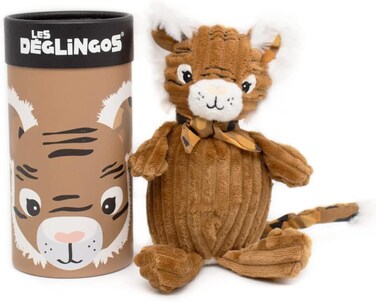 Les D&eacute;glingos  Petit Simply Speculos Tiger Plush Toy &ndash; Soft &amp; Cuddly Little Tiger Stuffed Animal for Babies, Toddlers &amp; Kids