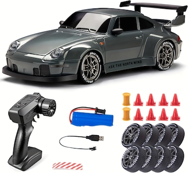 HOBB 1:24 Simulated RC Drifting Car   20 Km/H Speed, 2.4 Ghz wireless remote controller, USB Recharble Battery