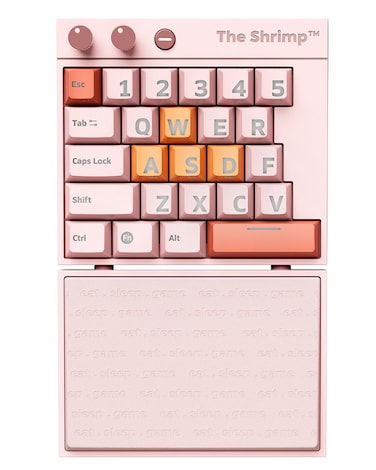 The Shrimp Pinkey Gaming Keyboard
