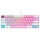 GamerTek Gk60 Mini Pro Gaming Keyboard - Cotton Candy