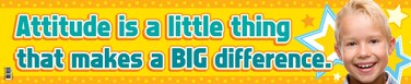 Banners - Attitude is a little thing&hellip;