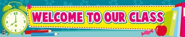 Welcome to Our Class &ndash; Banner in English