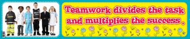 Importance of Team Work &ndash; Banner in English