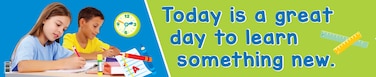 Today Is A Great Day &ndash; Banner in English