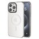 Mezone Clear MagSafe Phone Case, Shock Absorbing &amp; Anti-Yellowing Case For iPhone 15 Pro Max White