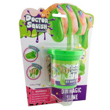 Doctor Squish - Magic Slime Blister Pack Green 100gm