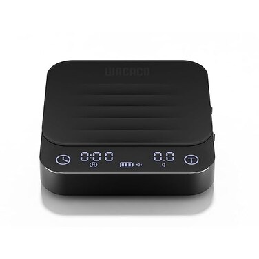 Wacaco Exagram Pro Coffee Scale With Timer, Smart Espresso Scale Automatic Timing Rechargeable Mini Digital Coffee Weight Scales Gram&amp;Ounce&amp;Milliliter, Food Kitchen Scale, Black