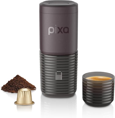 WACACO &ndash; PIXAPRESSO - Electric Portable Espresso Machine &ndash; Compact, Lightweight, Barista-Quality Coffee Maker for Travel, Home, Office &ndash; Perfect for Fresh Espresso Anytime, Anywhere