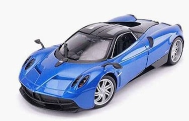 Pagani Huayra Roadster Diecast Car Blue 1:24 - Colorland