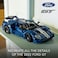 LEGO 42154 Technic 2022 Ford GT Car Model Kit for Adults to Build, 1:12 Scale Supercar with Authentic Features, Advanced Collectible Set, Ramadan Gift Idea for Adults