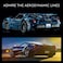 LEGO 42154 Technic 2022 Ford GT Car Model Kit for Adults to Build, 1:12 Scale Supercar with Authentic Features, Advanced Collectible Set, Ramadan Gift Idea for Adults