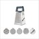 Fresh Choice 4 Sided Box Grater Multi Purpose Cheese Vegetable Grater For Shredding Slicing And Zesting