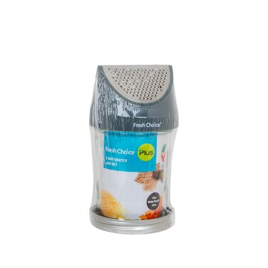 Fresh Choice 2 Way Grater Jar Set Dual Grater With Storage Jar For Cheese Ginger Garlic And Vegetables