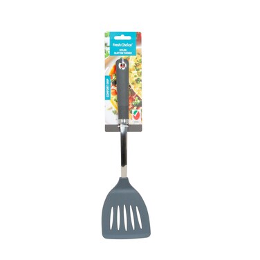 Fresh Choice Nylon Slotted Turner Non Stick Cookware Safe Spatula For Frying Flipping And Serving