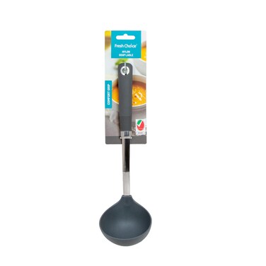 Fresh Choice Nylon Soup Ladle Non Stick Cookware Safe Ladle For Soup Sauce Curry And Stew Serving