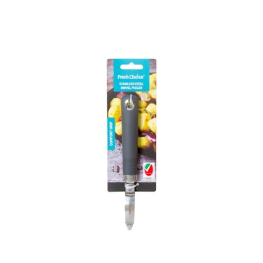 Fresh Choice Stainless Steel Swivel Peeler Sharp Vegetable And Fruit Peeler With Ergonomic Handle