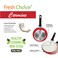 Fresh Choice Carmine 3pc PFAS Free Pressed Aluminum Non Stick Frypan Set For Everyday Cooking