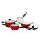 Fresh Choice Carmine 9pc PFAS Free Pressed Aluminum Non Stick Cookware Set With Pots And Pans