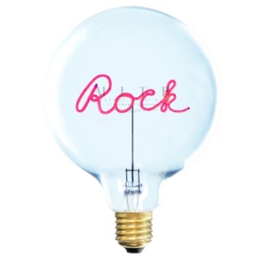 لمبة زجاجية LED ROCK – أحمر – قطر 70 × ارتفاع 110 مم