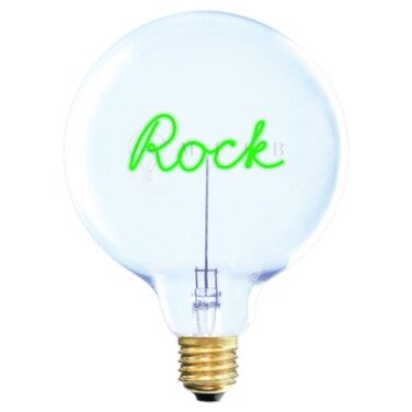 ROCK - LED GLASS BULB - VERT - &Oslash;70 &times; H110 MM