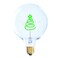 XMAS TREE - LED GLASS BULB - &Oslash;70 &times; H110 MM