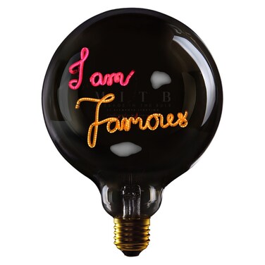 I AM FAMOUS - LED GLASS BULB - &Oslash;70 &times; H110 MM