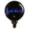 JUST DO IT - LED GLASS BULB - CLEAR GLASS/BLUE - &Oslash;70 &times; H110 MM