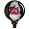 لمبة زجاجية LED XMAS BELLS – زجاج شفاف / أحمر – قطر 70 × ارتفاع 110 مم