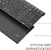 iClever BK10 Bluetooth Keyboard- Universal Wireless &amp; Rechargeable Ultra-Slim with Number Pad, Ergonomic Design, Compact Size, Stable Connection for Windows, iOS, Android - Black
