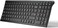 iClever BK10 Bluetooth Keyboard- Universal Wireless &amp; Rechargeable Ultra-Slim with Number Pad, Ergonomic Design, Compact Size, Stable Connection for Windows, iOS, Android - Black
