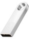 64GB USB 2.0 Flash Drives Metal USB 64 GB Stick Memory USB Stick Hard Drive Storage Silver 3.9 * 1.2 * 0.45cm (64GB)