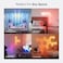 Nanoleaf Lines Squared Starter Kit, 4 Smart Bars LED Backlit Modular Wi-Fi Colour Changing Wall Lights With 90&deg;Connector, Music &amp; Screen Sync, Works With Alexa Google Apple, 42 W, Multicoloured (RGBW)