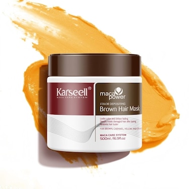 KARSEELL COLOR DEPOSITING BROWN HAIR MASK 500ML