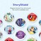 Storyphones Onanoff, Storytelling Foldable Bluetooth Kids Headphones-Disney Bundle With Mickey Mouse Story Disk, Perfect For Travel, Learning, Screen-Free Entertainment, Stories And Music (Light Blue)