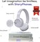 Onanoff Storyphones, Wireless Headphones, 2 X Storyshields (Travel &amp; Relax + Create Your Own Story), Grey