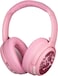 Buddyphones Comosfun Active Noise Cancellation Wireless Bluetooth Headphone For Kids, Clear Audio, Safe Volume With Study Mode 42-Hrs Battery Built-In Mic, Adjustable Foldable, Pink