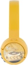 Buddyphones Pop Fun Bluetooth Wireless Headset, Superb Sound With Pop Culture Design, Safe Volume With Control Buttons, 19 Hrs Battery Built-In Mic, Wired Or Wireless, Sun Yellow, Medium
