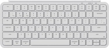 Keychron B1 Pro Custom ZMK Ultra-Thin Wireless Keyboard, Programmable Bluetooth/2.4G/Lightweight Wired Keyboard with 1200 Hours Battery Life, Quiet Key for Mac/Windows, White