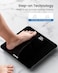 RENPHO Digital Bathroom Scales for Body Weight, Weighing Scale Electronic Bath Scales with High Precision Sensors Accurate Weight Machine for People, LED Display, Black, 180kg, Core 1s