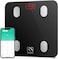 FITINDEX Smart Scale Wireless Digital Bathroom Weight Scale for Body Weighting Machine - Black